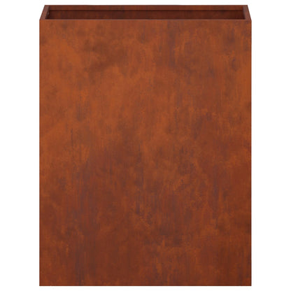 Garden Planter 2 pcs Rusty 40 x 20 x 40 cm Weathering Steel