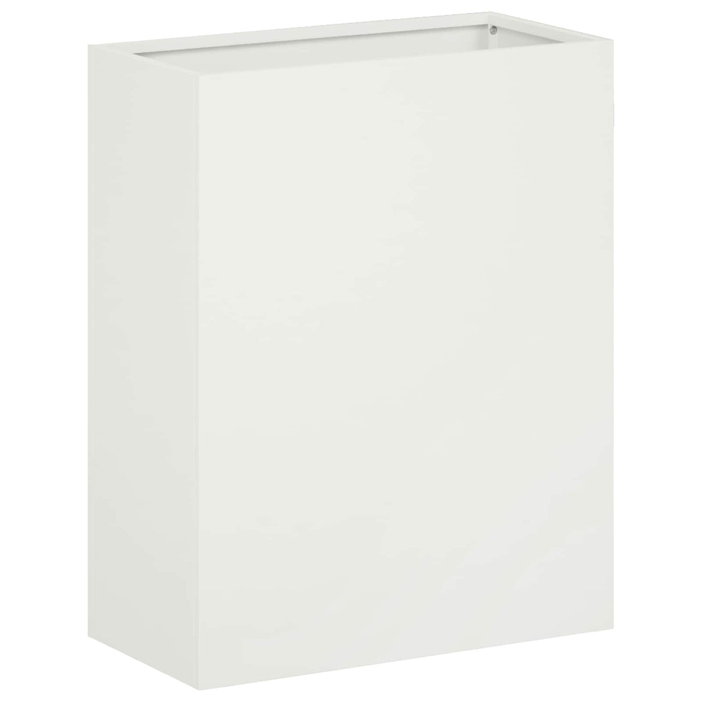 Garden Planter 2 pcs White 40 x 20 x 50 cm Cold-rolled Steel