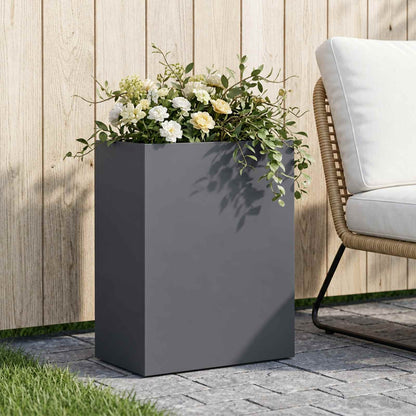Garden Planter Anthracite 40 x 20 x 50 cm Cold-rolled Steel