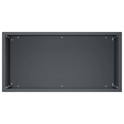 Garden Planter 2 pcs Anthracite 40 x 20 x 50 cm