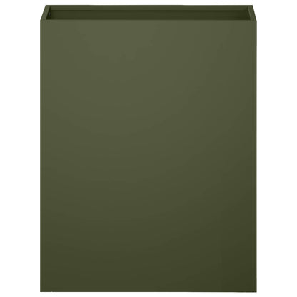 Garden Planter Olive Green 40 x 20 x 50 cm Cold-rolled Steel
