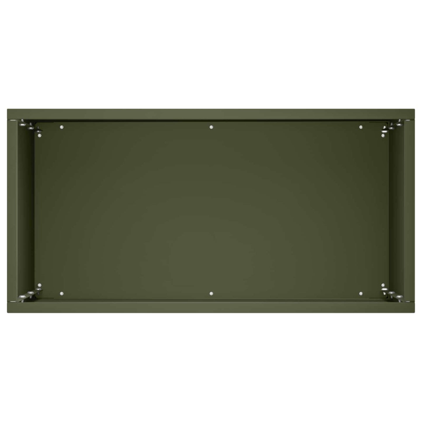Garden Planter Olive Green 40 x 20 x 50 cm Cold-rolled Steel