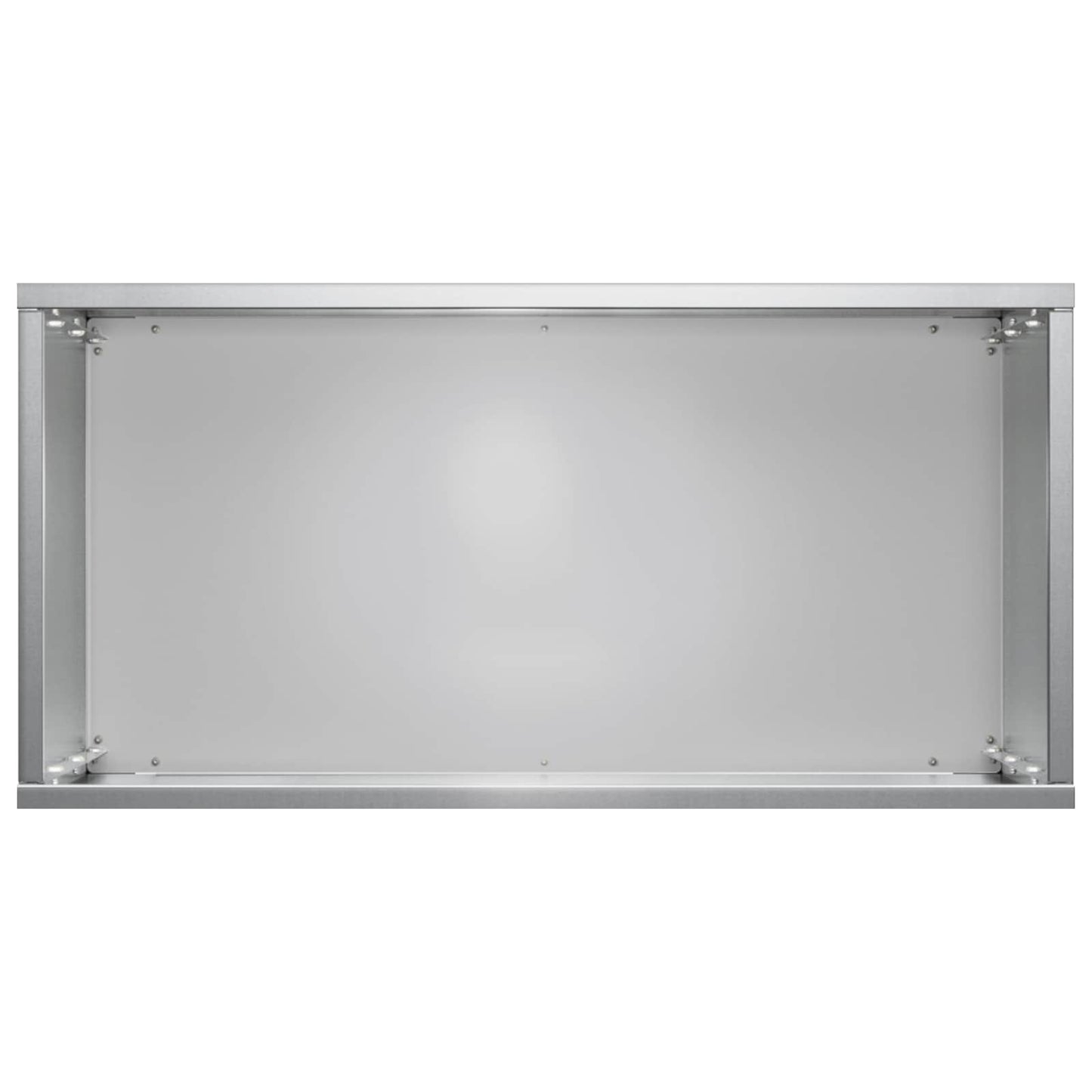Garden Planter Silver 40 x 20 x 50 cm Galvanised Steel
