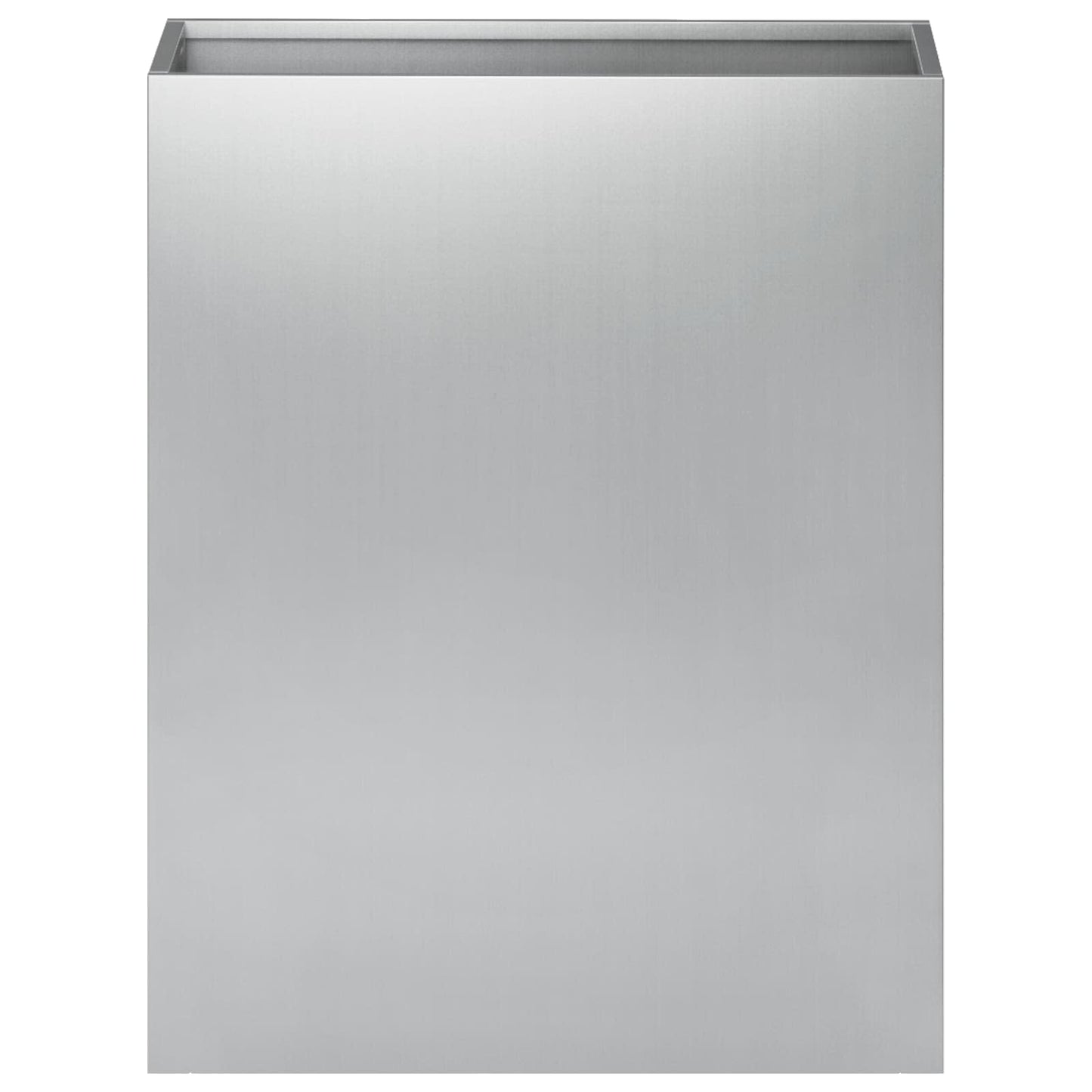 Garden Planter 2 pcs Silver 40 x 20 x 50 cm Galvanised Steel