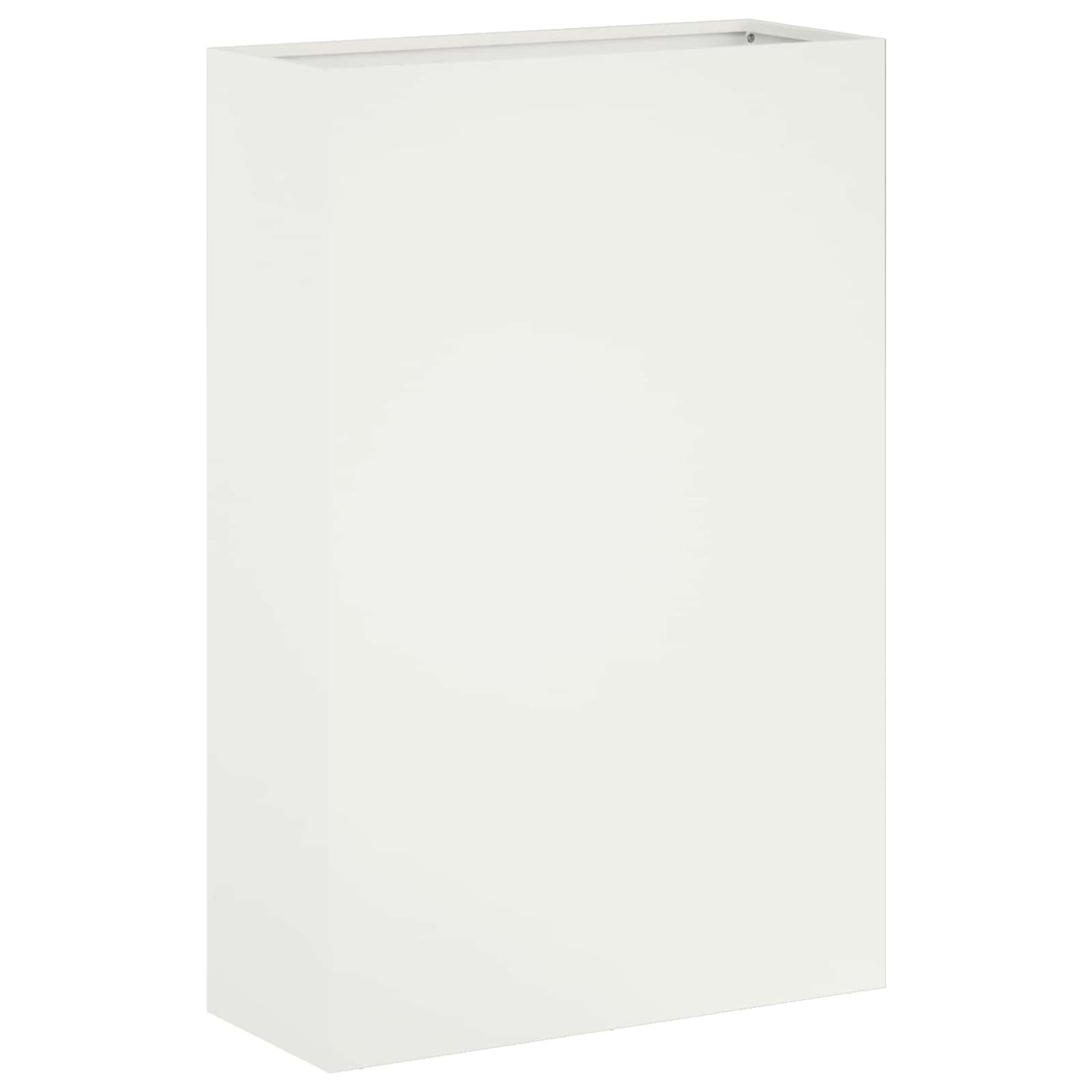 Garden Planter 2 pcs White 40 x 20 x 75 cm Cold-rolled Steel