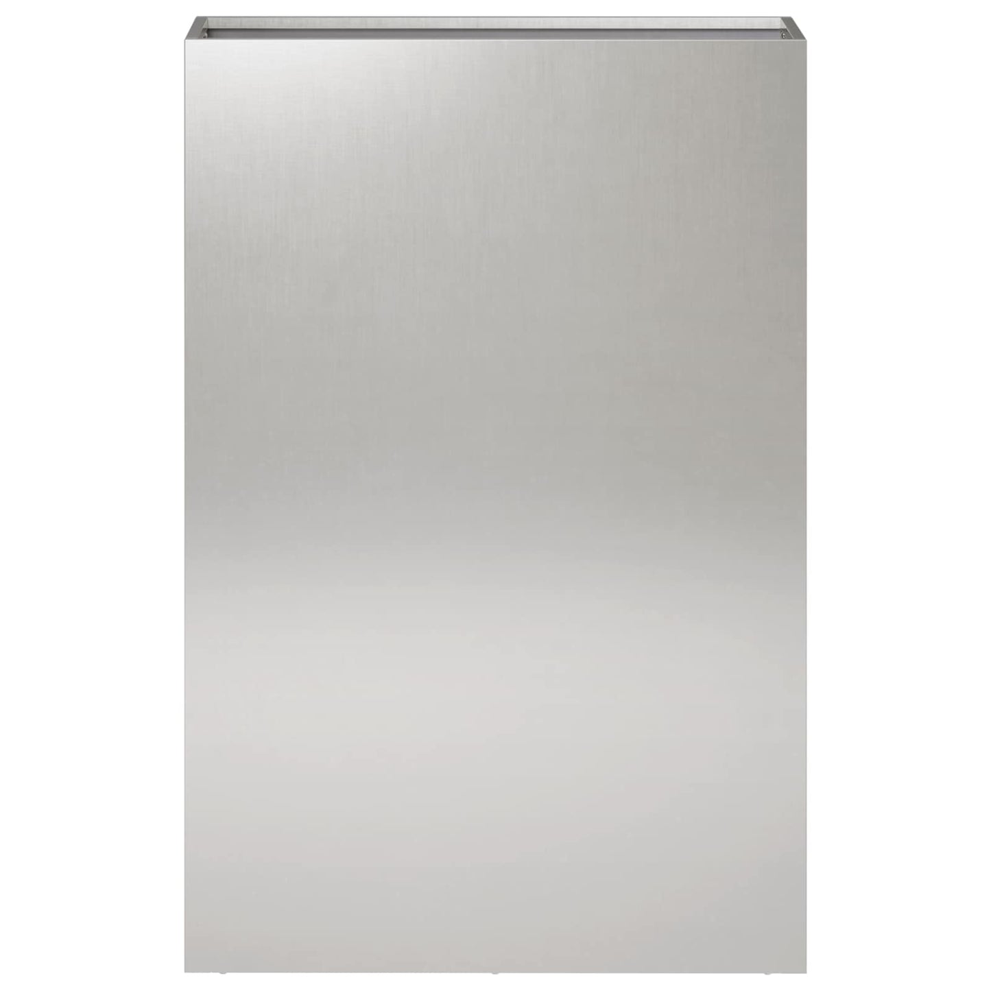 Garden Planter Silver 40 x 20 x 75 cm Stainless Steel