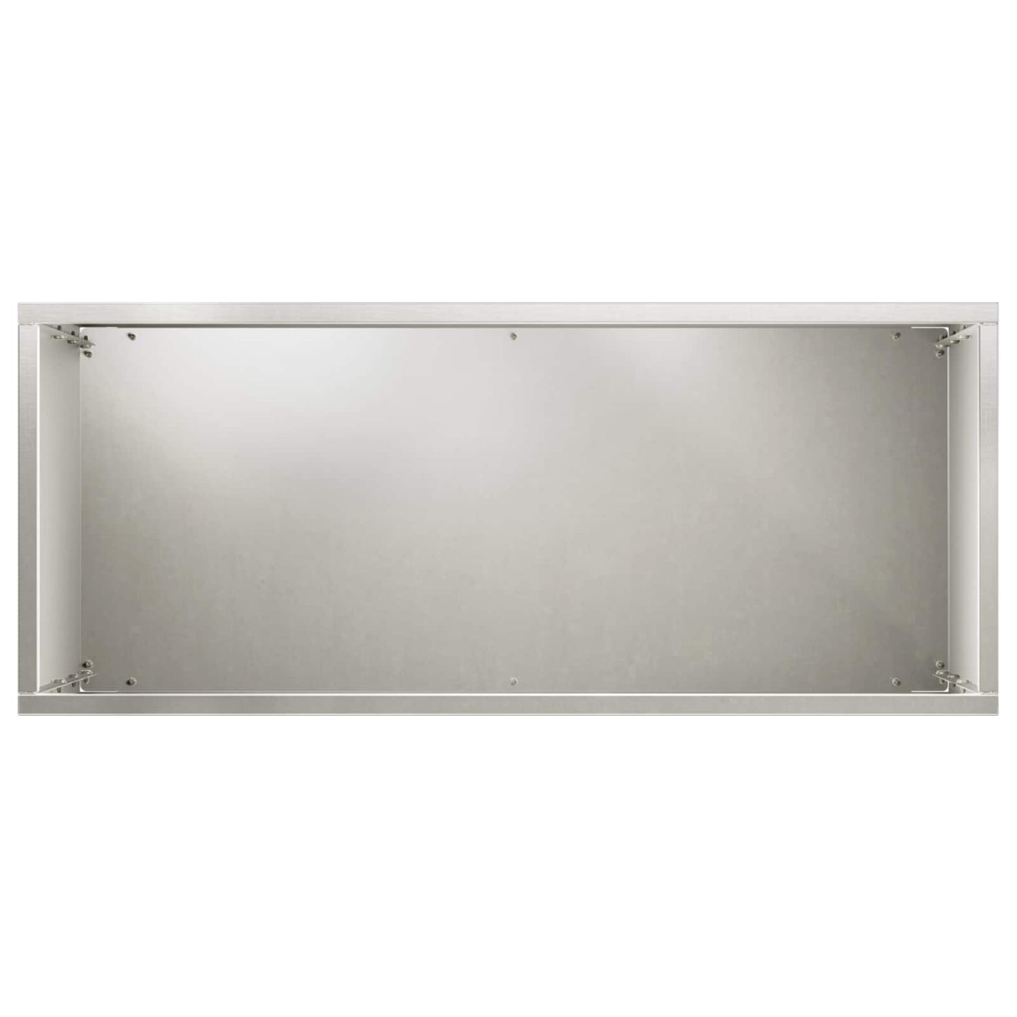 Garden Planter Silver 40 x 20 x 75 cm Stainless Steel