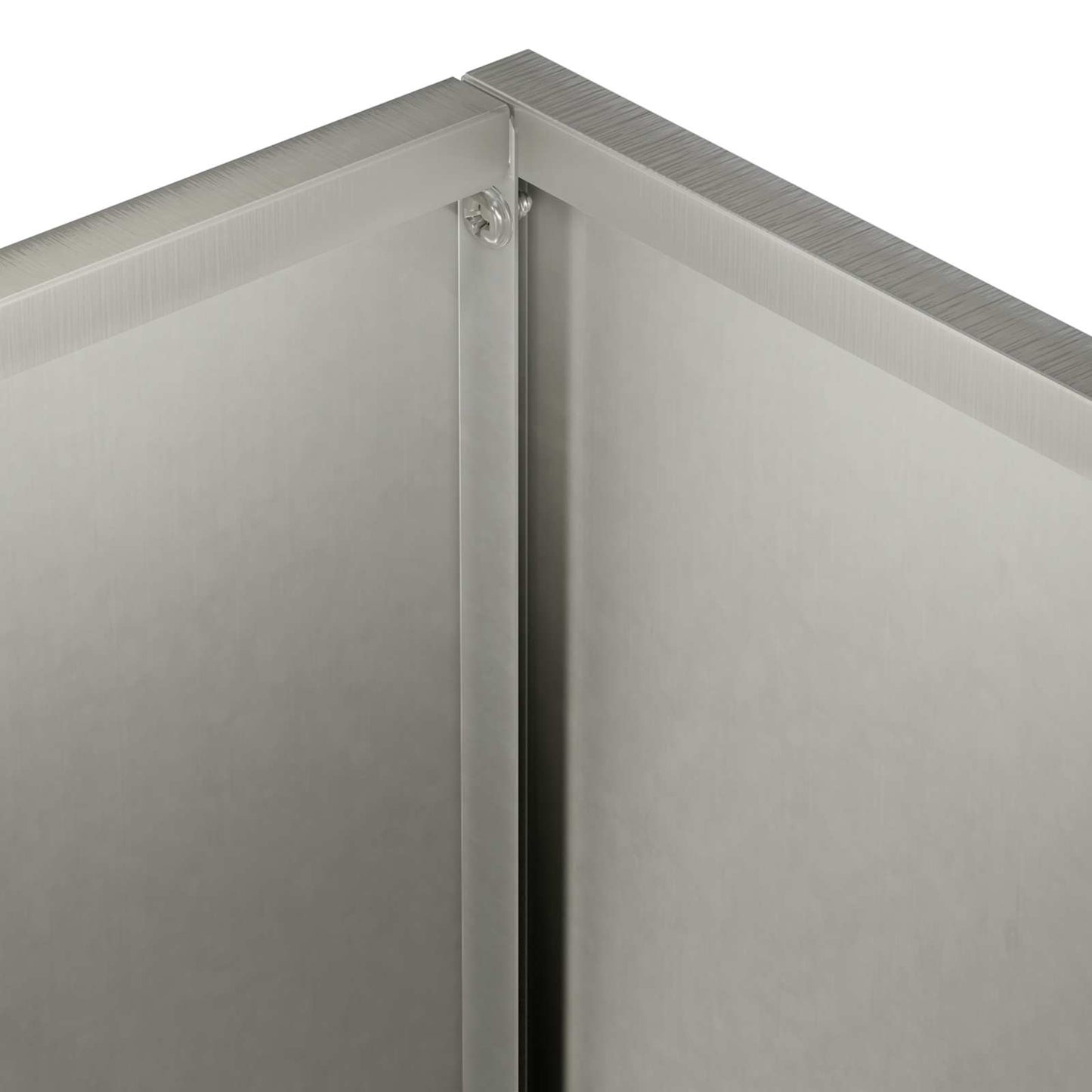 Garden Planter 2 pcs Silver 40 x 20 x 75 cm Stainless Steel