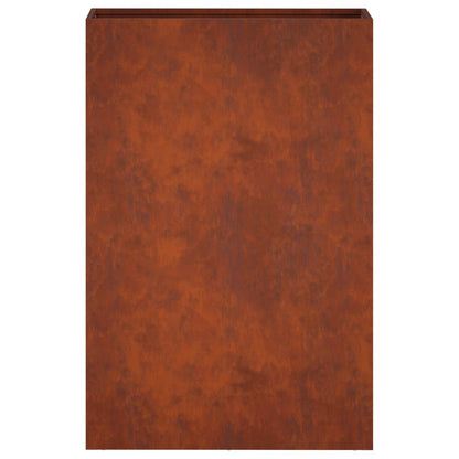 Garden Planter Rusty 40 x 20 x 75 cm Weathering Steel