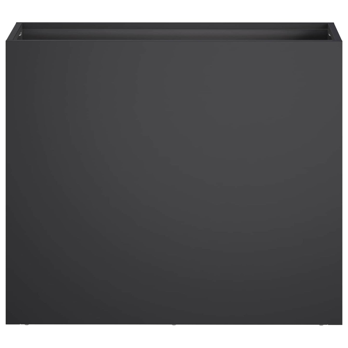 Garden Planter 2 pcs Black 50 x 20 x 40 cm Cold-rolled Steel
