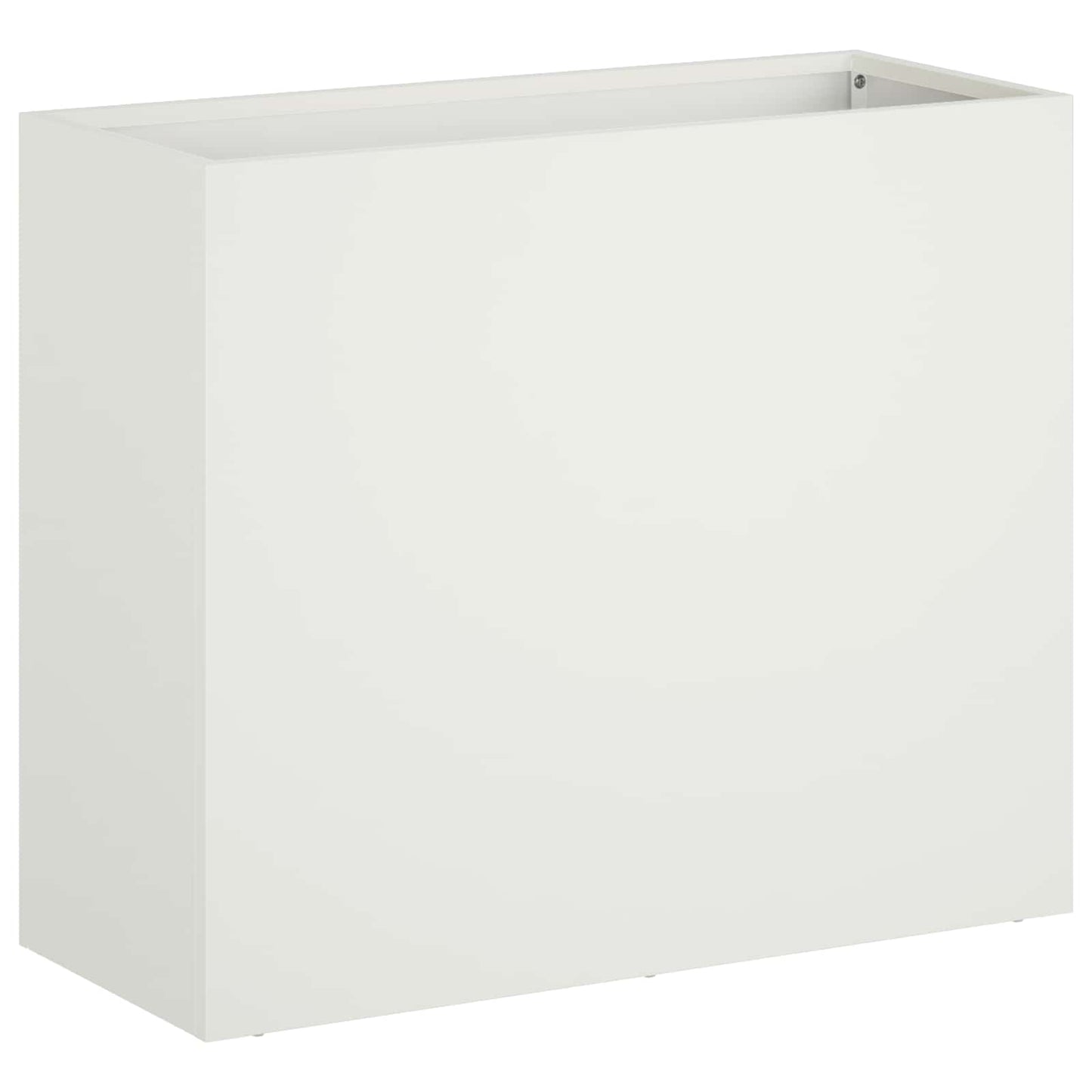 Garden Planter 2 pcs White 50 x 20 x 40 cm Cold-rolled Steel
