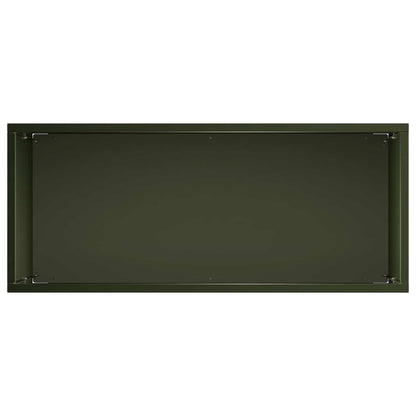 Garden Planter 2 pcs Olive Green 50 x 20 x 40 cm