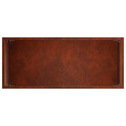 Garden Planter 2 pcs Rusty 50 x 20 x 40 cm Weathering Steel