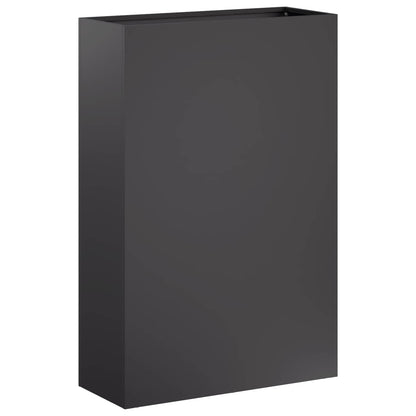 Garden Planter Black 50 x 20 x 75 cm Cold-rolled Steel