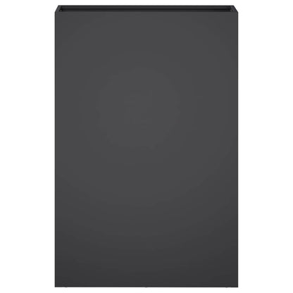 Garden Planter Black 50 x 20 x 75 cm Cold-rolled Steel