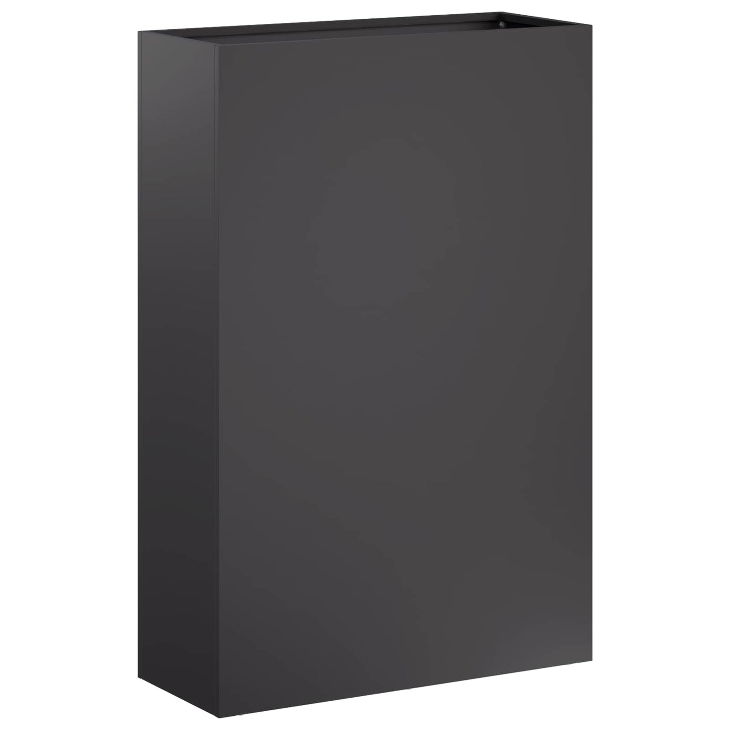 Garden Planter 2 pcs Black 50 x 20 x 75 cm Cold-rolled Steel