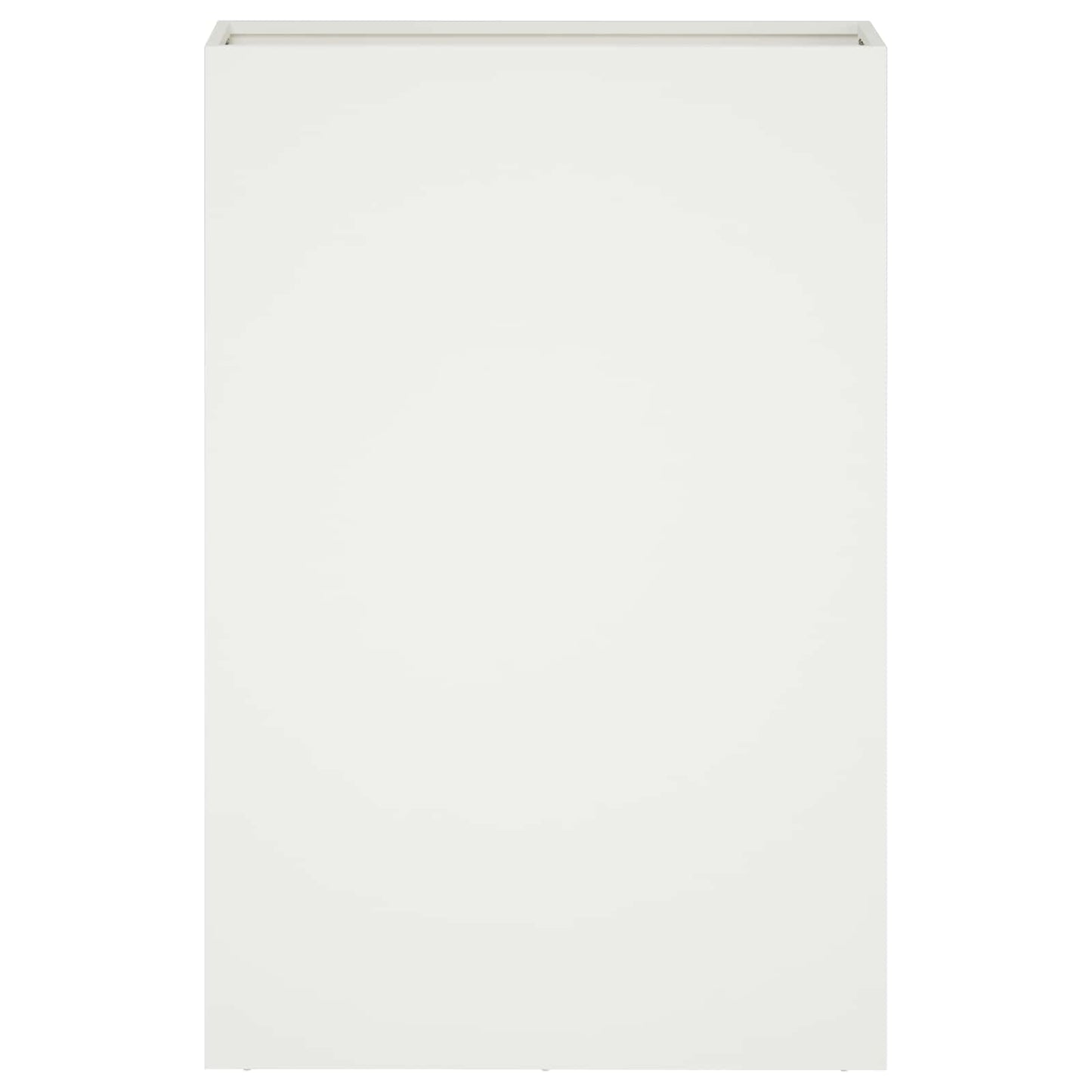 Garden Planter 2 pcs White 50 x 20 x 75 cm Cold-rolled Steel
