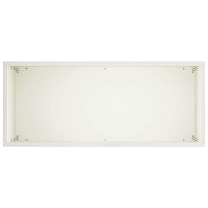 Garden Planter 2 pcs White 50 x 20 x 75 cm Cold-rolled Steel