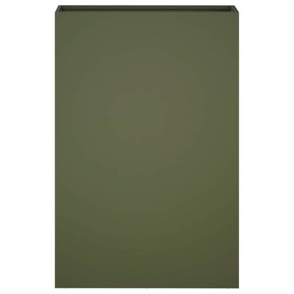 Garden Planter Olive Green 50 x 20 x 75 cm Cold-rolled Steel