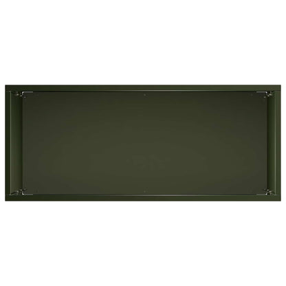 Garden Planter Olive Green 50 x 20 x 75 cm Cold-rolled Steel