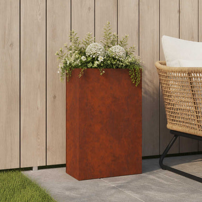 Garden Planter Rusty 50 x 20 x 75 cm Weathering Steel