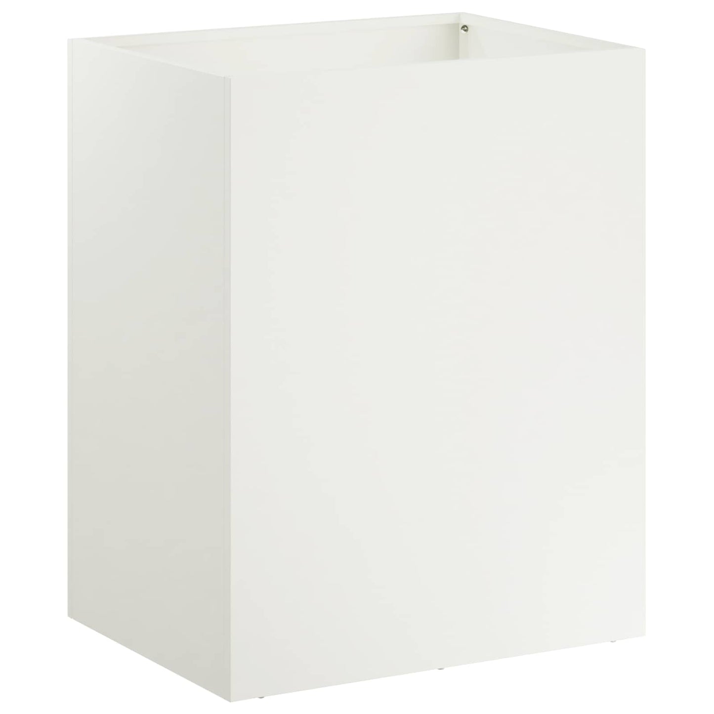 Garden Planter 2 pcs White 40 x 30 x 40 cm Cold-rolled Steel