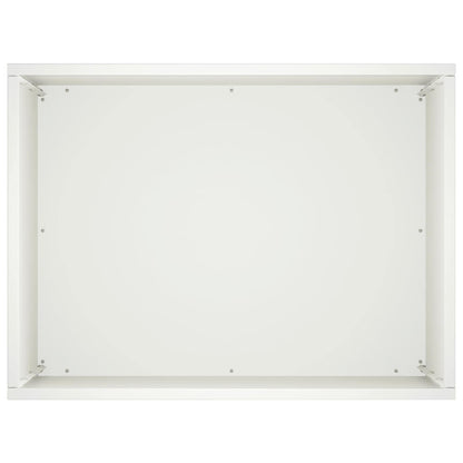 Garden Planter 2 pcs White 40 x 30 x 40 cm Cold-rolled Steel