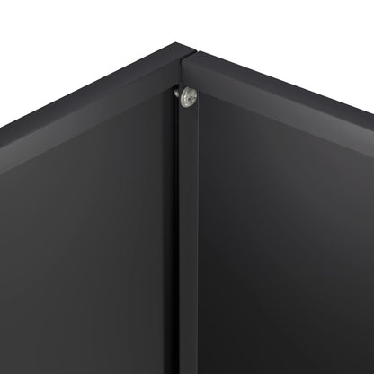 Garden Planter 2 pcs Black 40 x 30 x 50 cm Cold-rolled Steel