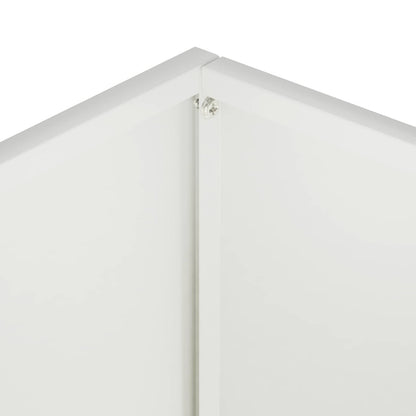 Garden Planter White 40 x 30 x 50 cm Cold-rolled Steel