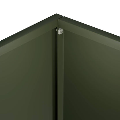 Garden Planter Olive Green 40 x 30 x 50 cm Cold-rolled Steel