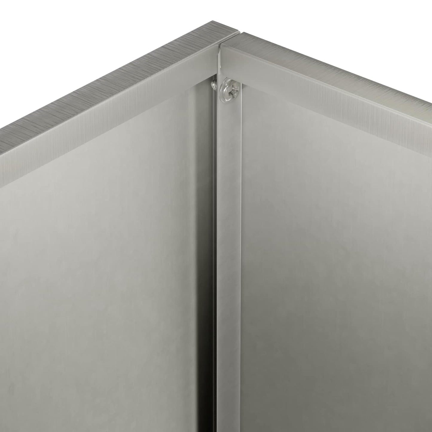 Garden Planter Silver 40 x 30 x 50 cm Stainless Steel