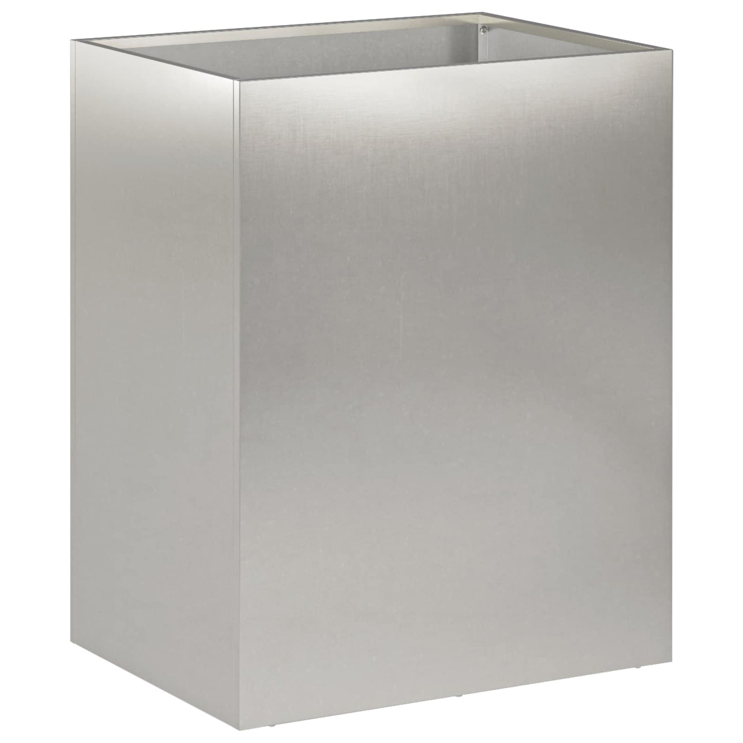 Garden Planter Silver 40 x 30 x 50 cm Stainless Steel