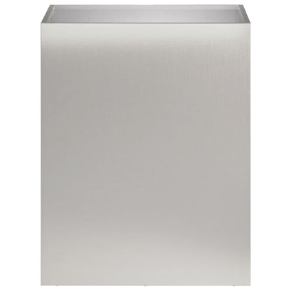 Garden Planter Silver 40 x 30 x 50 cm Stainless Steel