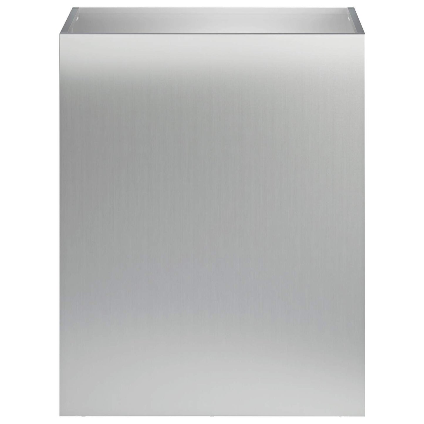 Garden Planter 2 pcs Silver 40 x 30 x 50 cm Galvanised Steel