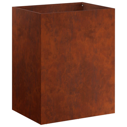 Garden Planter Rusty 40 x 30 x 50 cm Weathering Steel