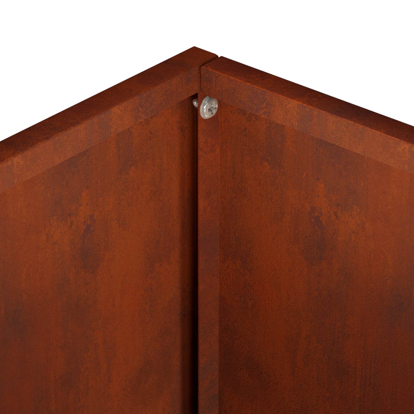Garden Planter 2 pcs Rusty 40 x 30 x 50 cm Weathering Steel