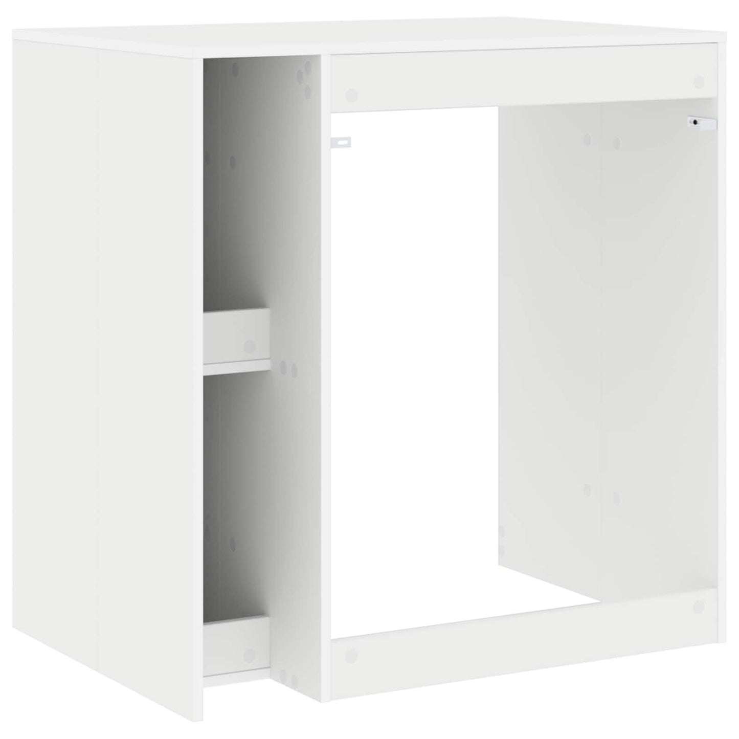 Wash Machine Cabinet White 87 x 60 x 89 cm Engineered wood