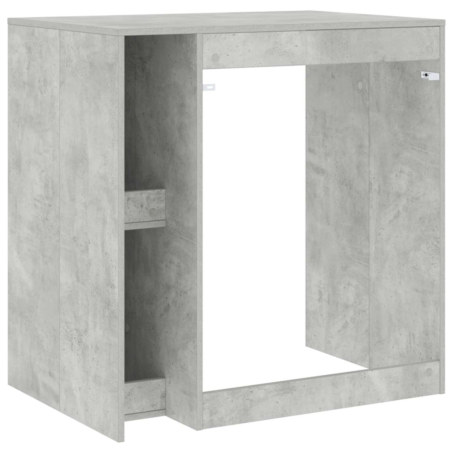 Wash Machine Cabinet Concrete 87 x 60 x 89 cm Engineered wood