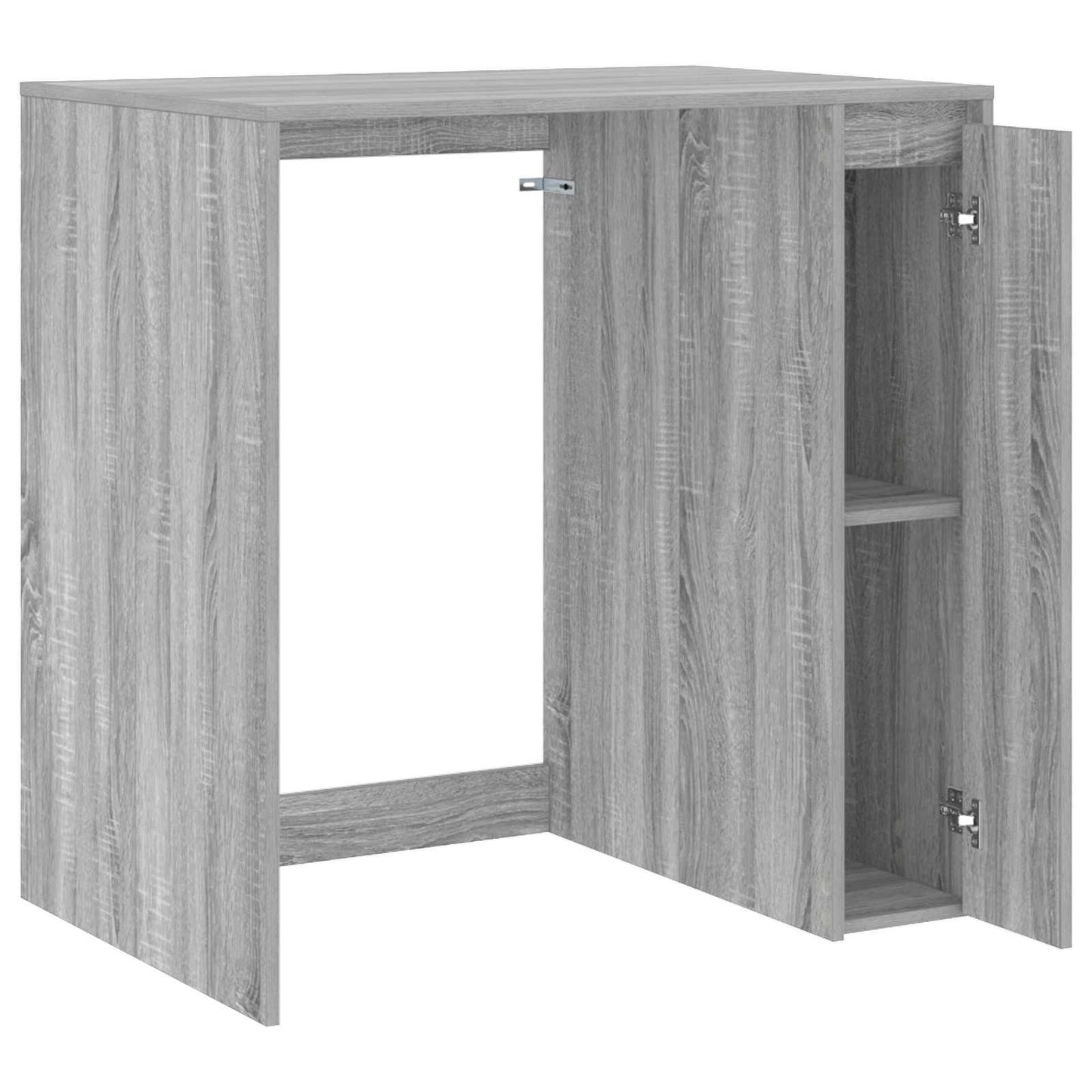Wash Machine Cabinet with Storage Grey Sonoma 87 x 60 x 89 cm