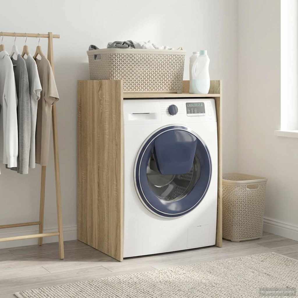 Wash Machine Cabinet Sonoma 67.5 x 62 x 97 cm Engineered wood