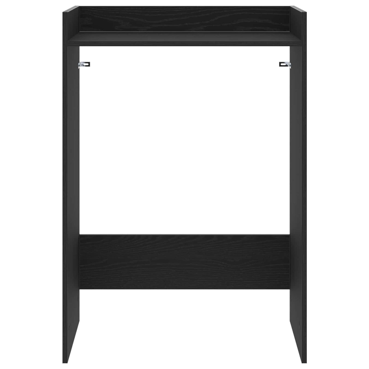 Wash Machine Cabinet with Storage Black Oak 67.5 x 48 x 97 cm