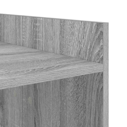 Wash Machine Cabinet with Storage Grey Sonoma 67.5 x 48 x 97 cm