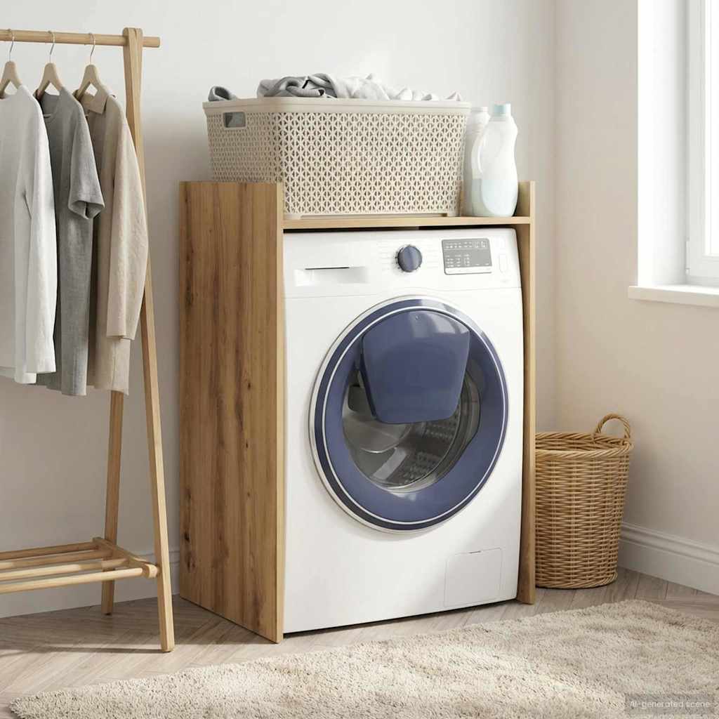 Wash Machine Cabinet Artisian Oak 67.5 x 48 x 97 cm
