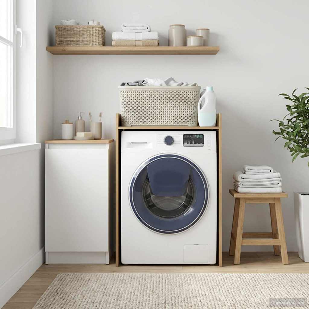 Wash Machine Cabinet Artisian Oak 67.5 x 48 x 97 cm