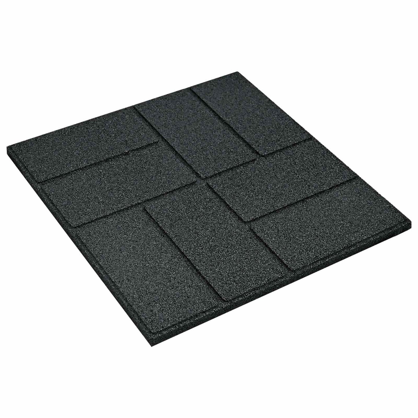Stepping Stone 6 pcs Black 15.94 x 15.94 x 0.79 in Rubber