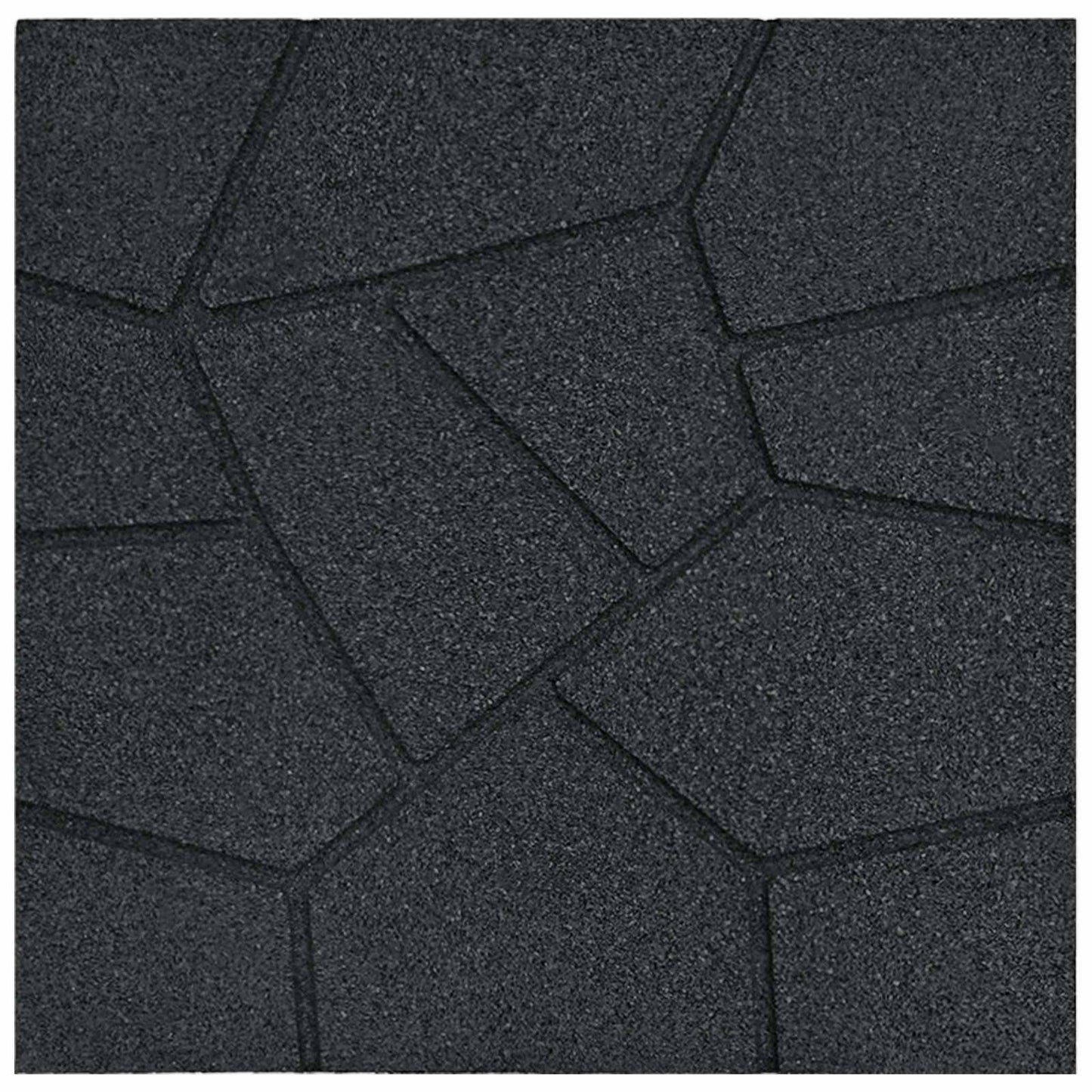 Stepping Stone 6 pcs Black 15.94 x 15.94 x 0.79 in Rubber