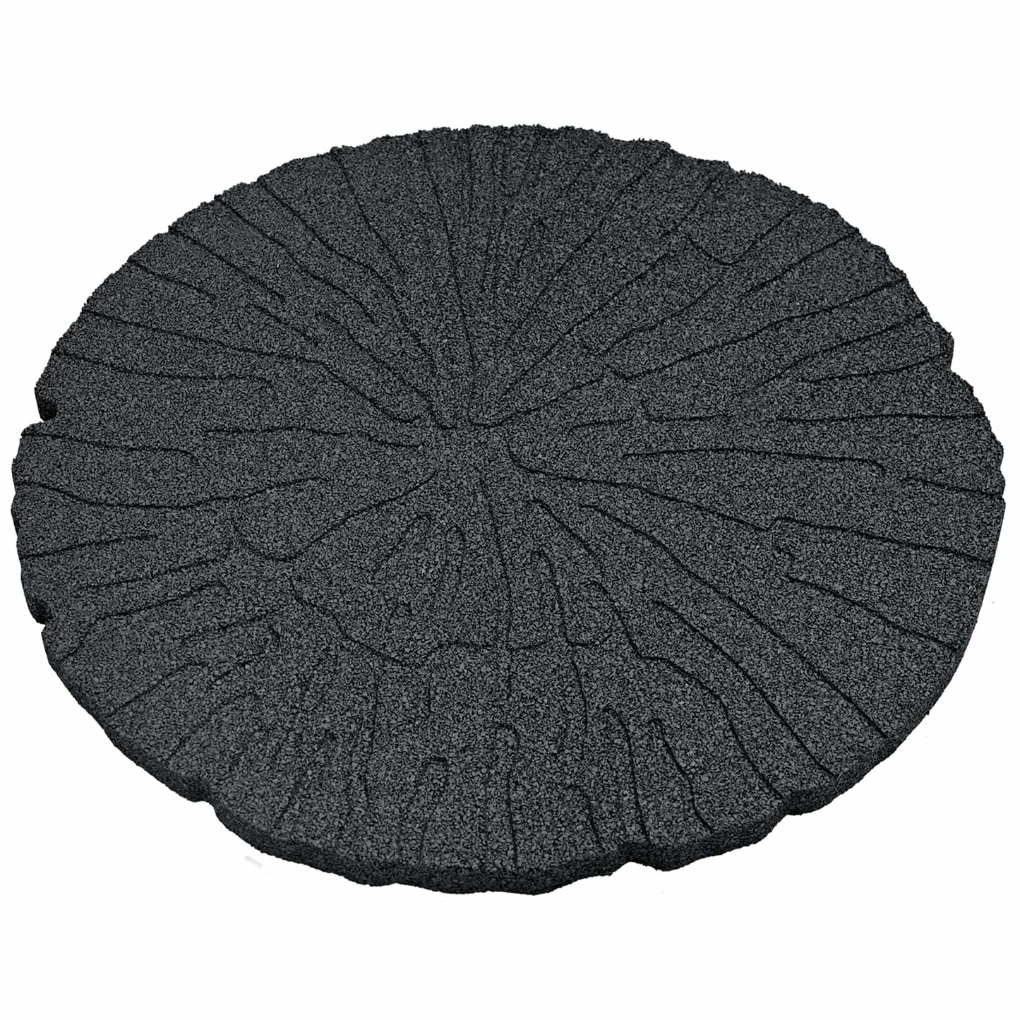 Stepping Stone 6 pcs Black Ø 17.72 x 0.71 in Rubber