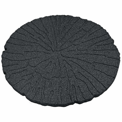 Stepping Stone 6 pcs Black Ø 17.72 x 0.71 in Rubber