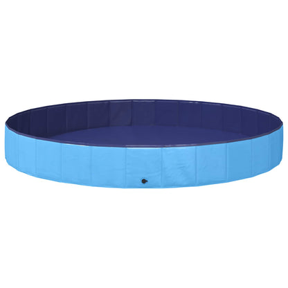 Dog Pool Folding Blue Ø300 x 38 cm Thick PVC