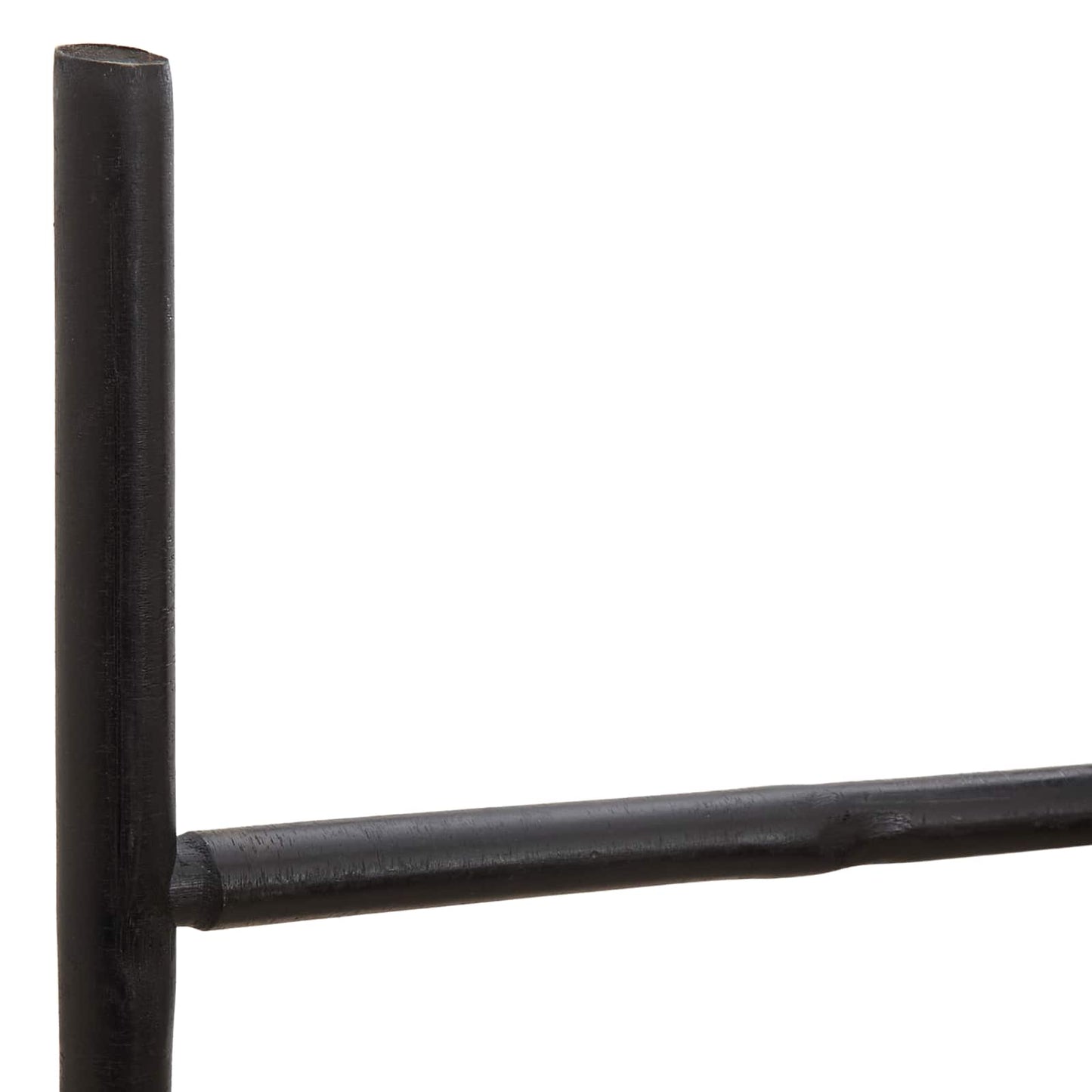 Blanket Ladder Black 40 x 150 cm Bamboo